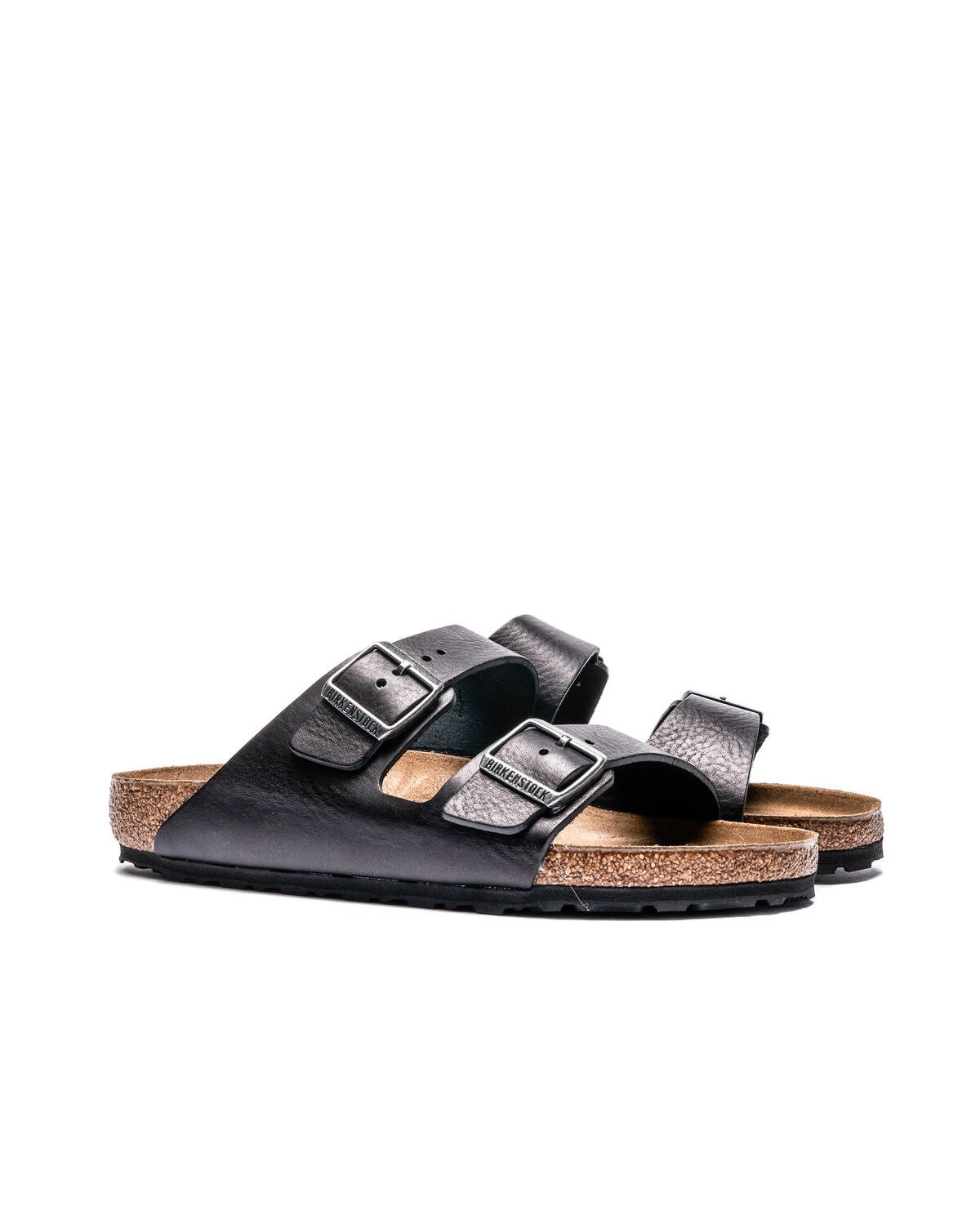 Birkenstock arizona washed on sale metallic antique black